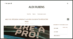 Desktop Screenshot of alexrubens.com